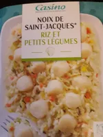 Noix de Saint-Jacques* riz et petits légumes