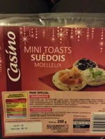 Mini toasts suédois moelleux