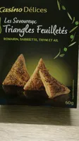 Triangles Feuilletés Romarin Sarriette Thym et ail PB