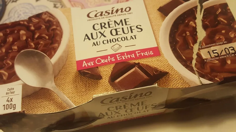 Crème aux oeufs au chocolat