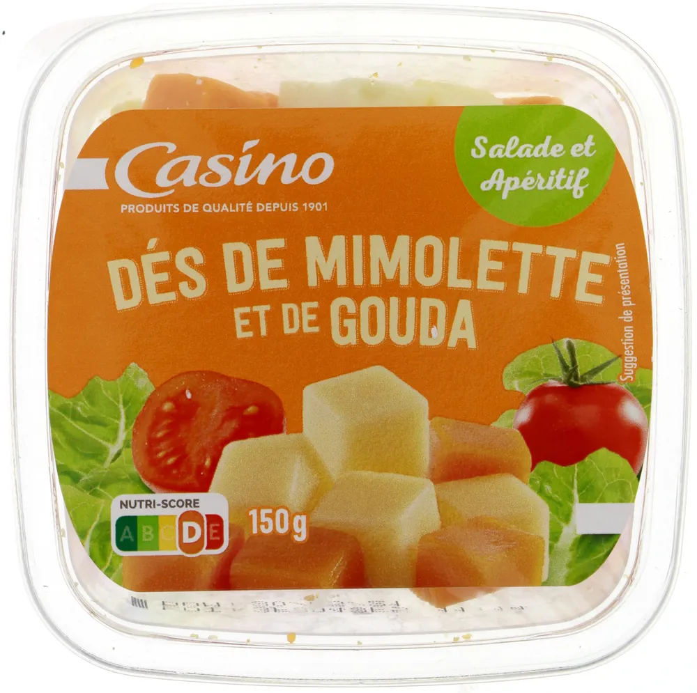 Dés de Mimolette et Gouda Salade & Apéritif