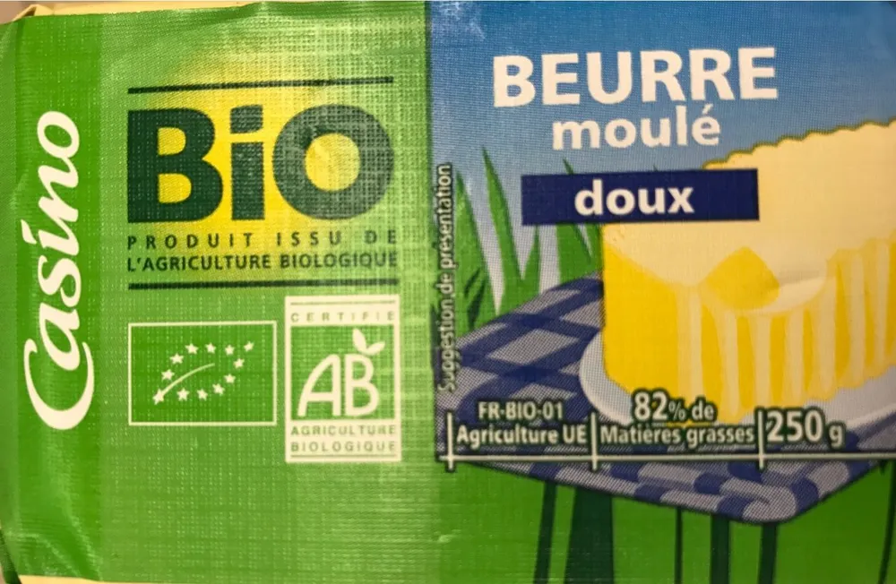 Beurre moule bio doux