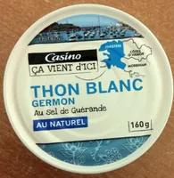 Thon blanc Germon au naturel au sel de Guérande