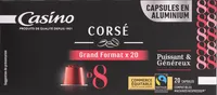 capsules de café Espresso Corsé