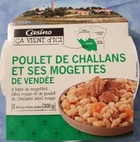 Poulet de Challans et mogettes de vendée