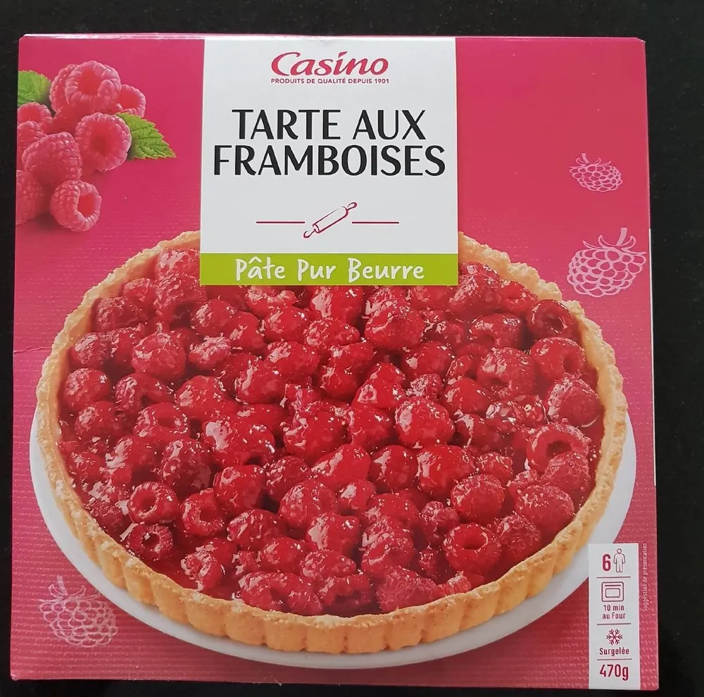 Tarte aux framboises
