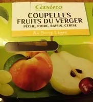 Coupelles Fruits du Verger au sirop léger