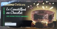 Le croustillant au chocolat aux noisettes et amandes