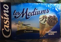 Cônes Les médiums Vanille Chocolat x8