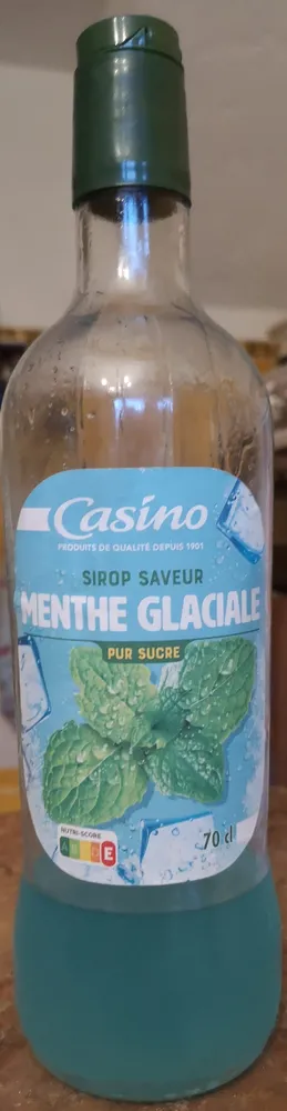 Sirop de menthe glaciale pur sucre