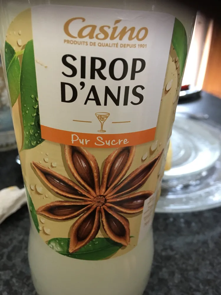 Sirop d'anis pur sucre