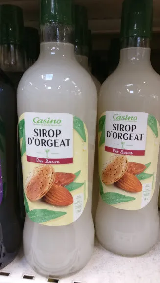 Sirop d'orgeat pur sucre