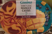 Sorbet duo Mangue Cassis - Les marbrés