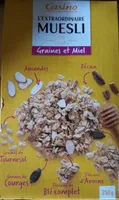 L'extraordinaire muesli graines et miel