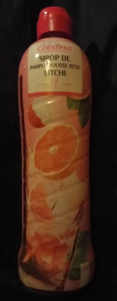 Sirop pamplemousse litchi