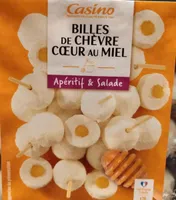Billes de chèvre coeur au miel