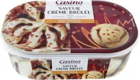 Saveur crème brûlée Sauce caramel & éclats de caramel