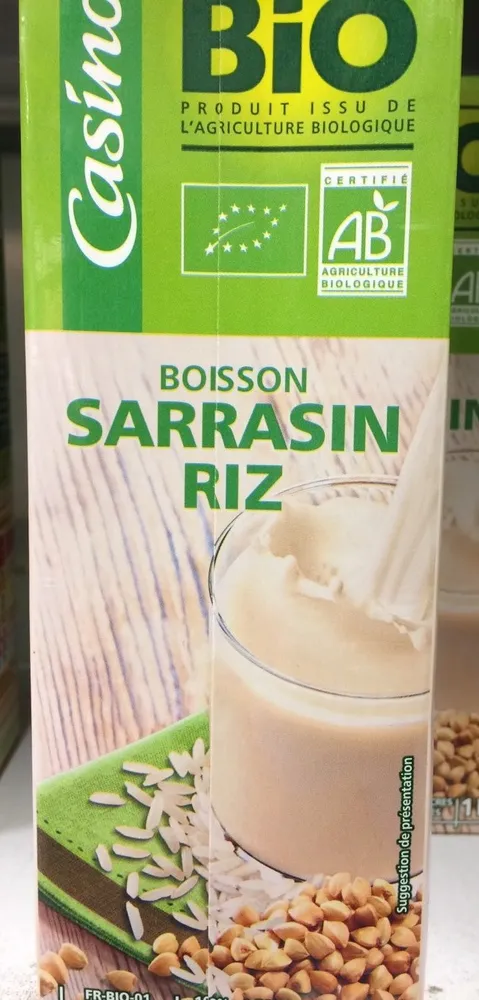 Boisson Sarrasin Riz BIO