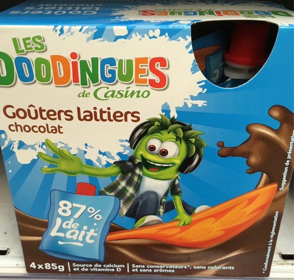 Goûters laitiers chocolat