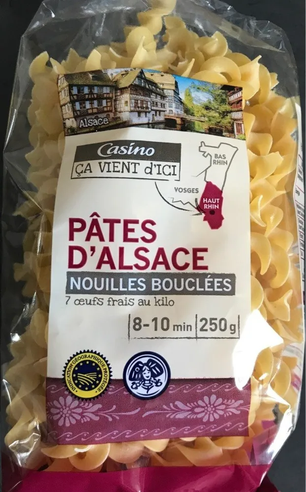 Nouilles bouclées aux 7 oeufs