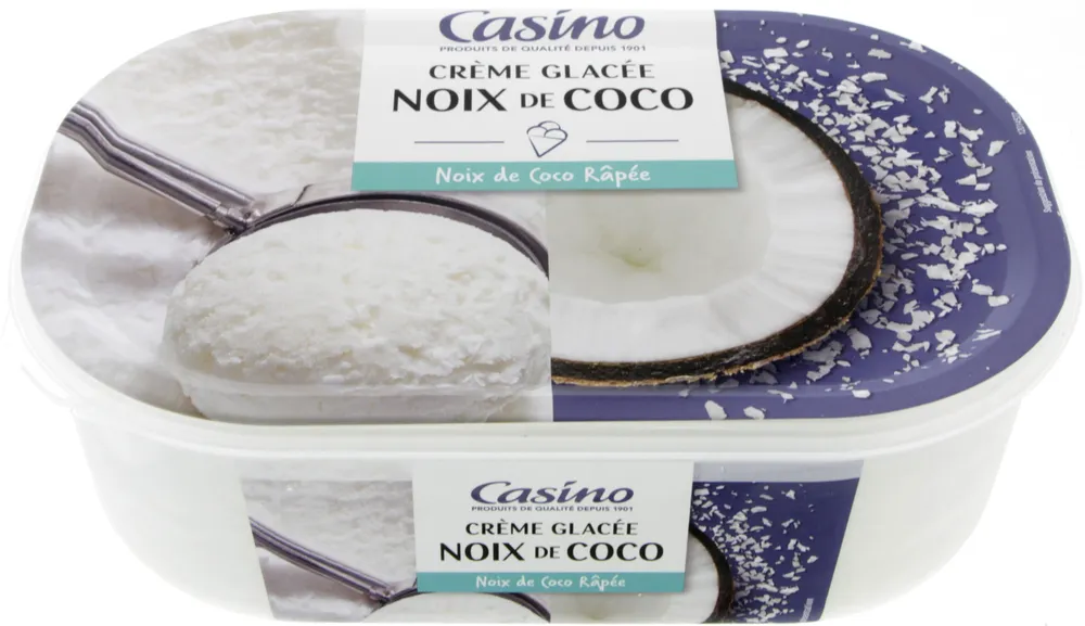 Crème glacée noix de coco - Noix de coco râpée