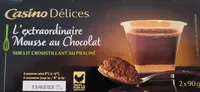 L'extraordinaire mousse au chocolat sur lit croustillant au praliné