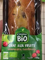 Cake aux fruits - Raisins secs, cranberries
