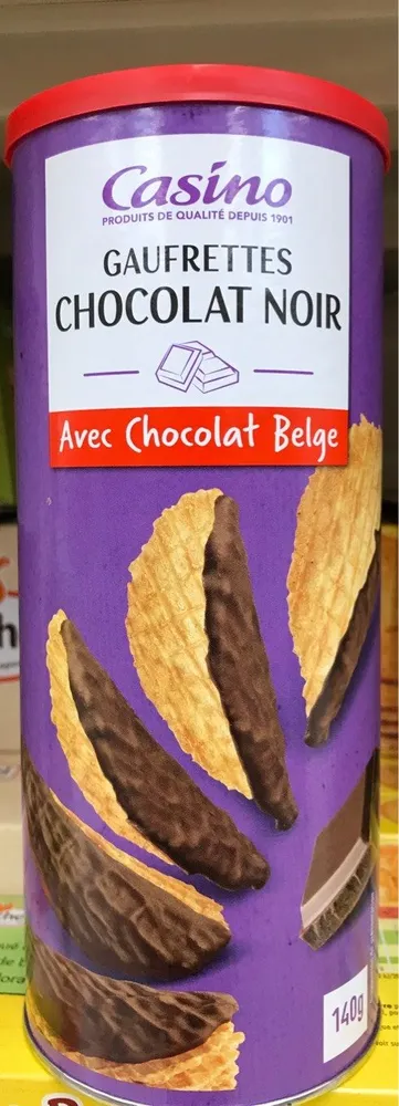 Gaufrettes chocolat noir