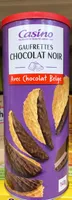 Gaufrettes chocolat noir