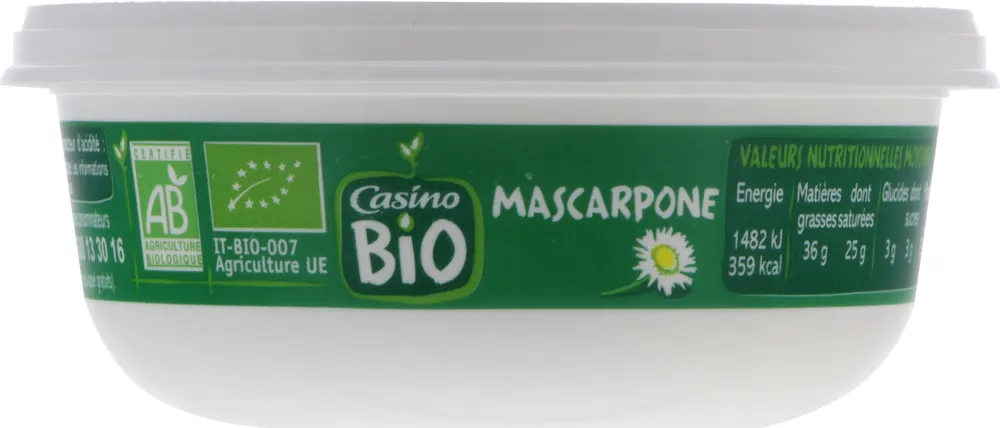 Mascarpone biologique