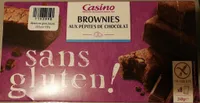 Brownies aux pépites de chocolat sans gluten