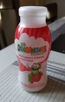 Mini yaourt à boire saveur fraise 6x