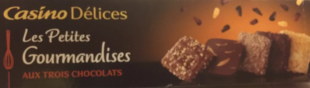 Les petites gourmandises aux 3 chocolats