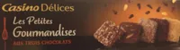 Les petites gourmandises aux 3 chocolats