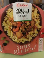 Poulet aux olives et Torti sans gluten
