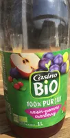 100% Pur Jus BIO Raisin Pomme Cranberry