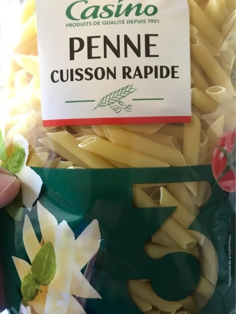 Penne cuisson rapide