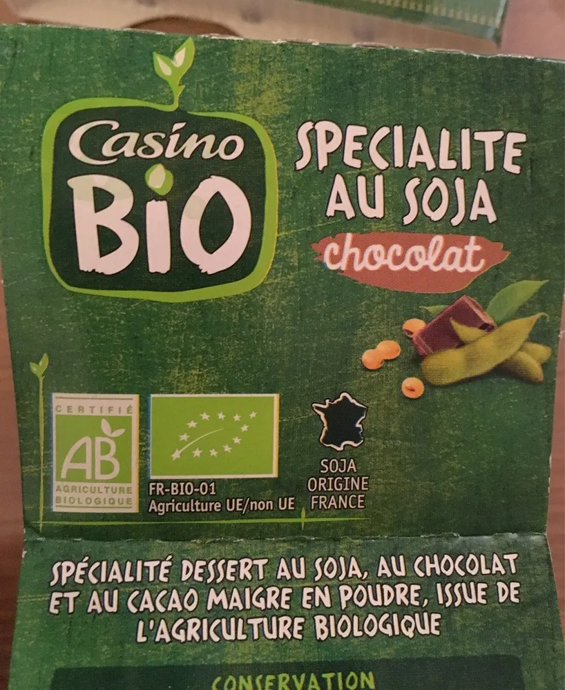 Spécialité au soja chocolat