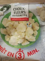 Chouxfleurs en fleurettes précuits à la vapeur