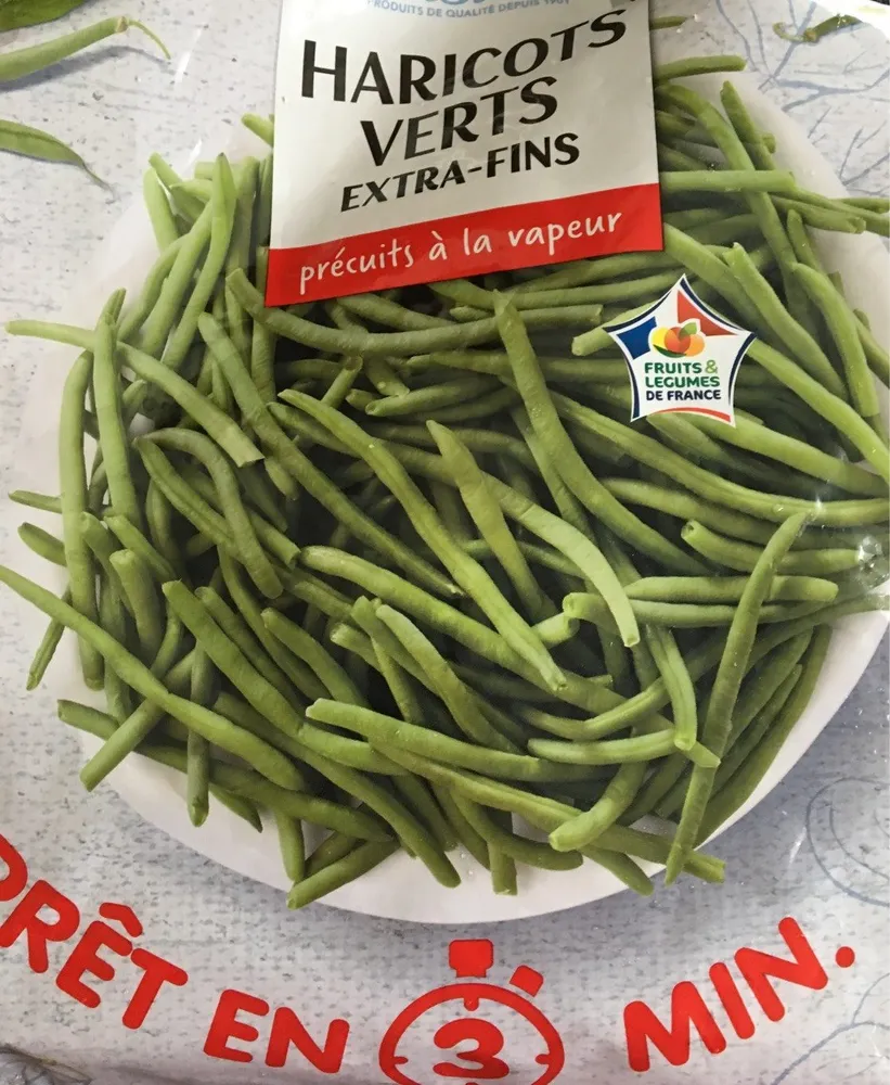 Haricots verts extra-fins précuits à la vapeur