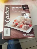 Blanquette de veau et son riz blanc
