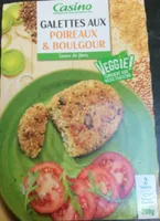 Galettes poireaux boulgour