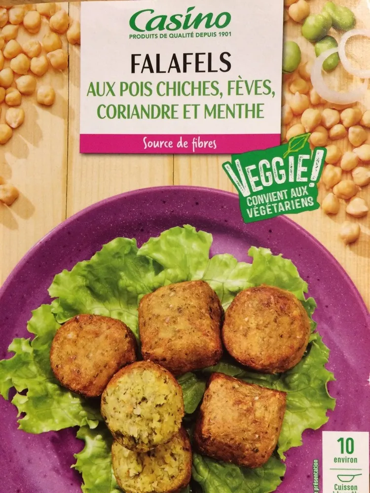 Falafels aux pois chiches, fèves, coriandre et menthe