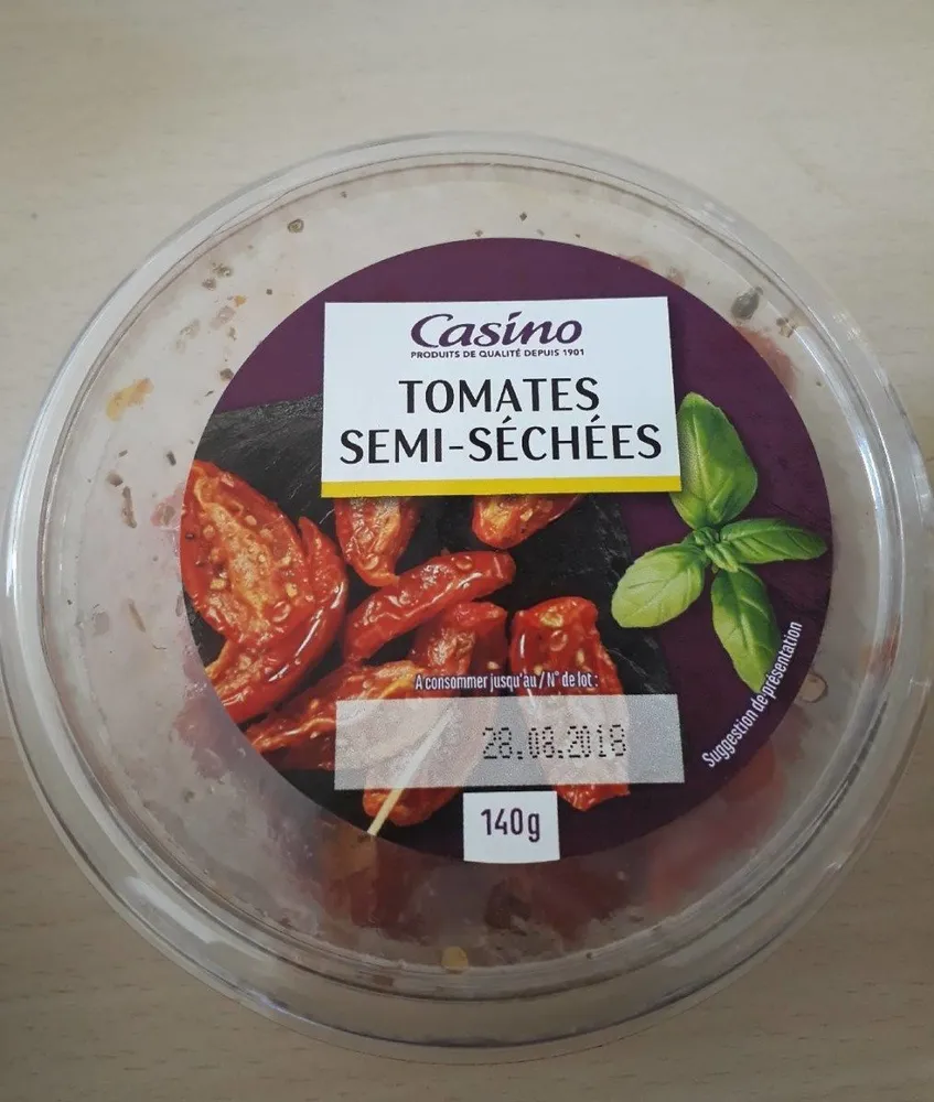 Tomates semi-séchées
