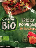 Trio de poivrons en lanières Bio