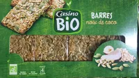 Barres noix de coco Casino Bio