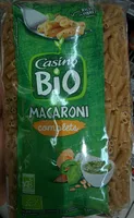Macaroni complètes bio