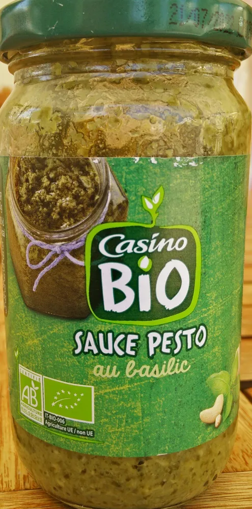 Sauce pesto au basilic