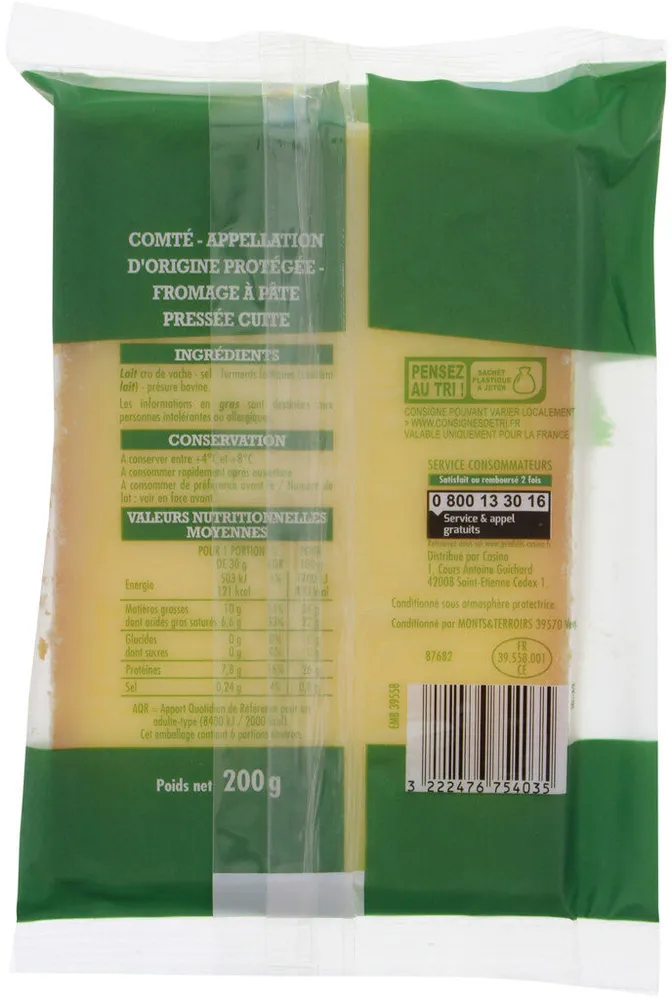 Comté - Affiné 6 mois minimum