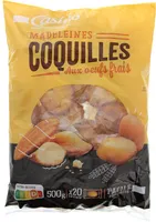 Madeleines Coquilles aux oeufs frais